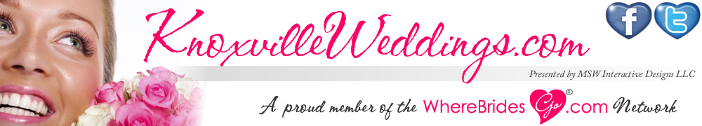 Plan your Knoxville wedding and reception with KnoxvilleWeddings.com